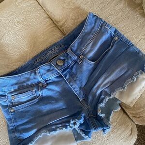 American Eagle Outfitters Light Blue Jean Shorts